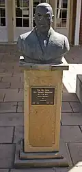 Menzies bust, at front of building
