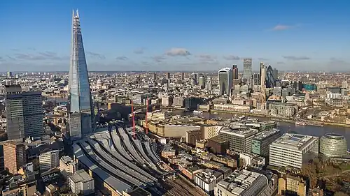 Image 24The Shard (left), an icon of 21st-century London (from History of London)