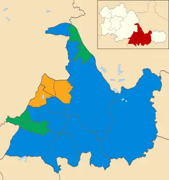 2023 results map