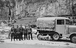 SOMUA MCG with PaK 40 in Italy