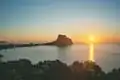 View of the Ifach atoll in Calp