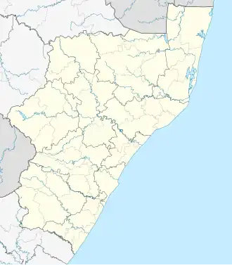 Newcastle is located in KwaZulu-Natal