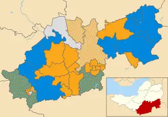 2019 results map