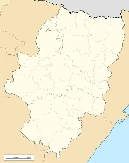 Híjar is located in Aragon