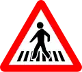 P-20a Pedestrian crossing