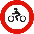 R-104 No motorcycles