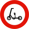 R-118 No personal mobility devices