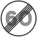 R-501 End of speed limit