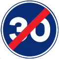 R-506 End of minimum speed limit
