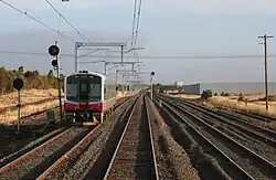 1600&nbsp;mm (5&nbsp;ft&nbsp;3&nbsp;in) Craigieburn line and 1435&nbsp;mm (4&nbsp;ft&nbsp;8+1⁄2&nbsp;in) North East line in Melbourne