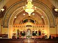View of interior of St. George Antiochian Orthodox Church