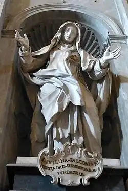 St. Juliana Falconieri, c. 1732, St. Peter's Basilica, Rome.