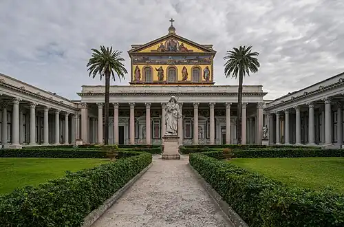 Basilica of St. Paul Outside-the-Walls 41°51′31″N 12°28′38″E﻿ / ﻿41.85861°N 12.47722°E﻿ / 41.85861; 12.47722