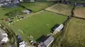 St Just Football Club from the air