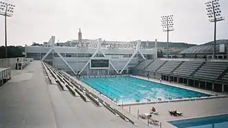The interior of the Piscines Bernat Picornell.