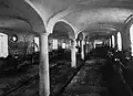 Interno delle antiche stalle
