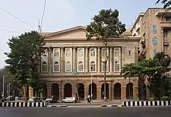 Grindlays Bank, now Standard Chartered Bank building, in Fort, Mumbai (2023)