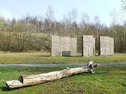 7 Steles (1999). Irwell Sculpture Trail, England