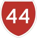 State Highway 44 marker
