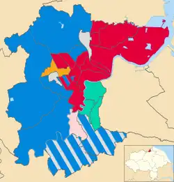 2019 results map
