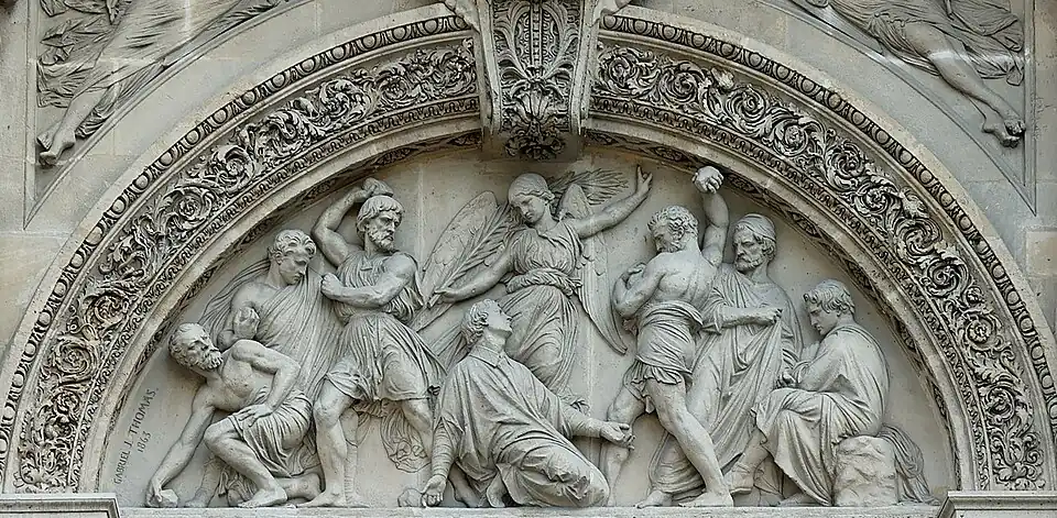 Tympanum of the west portal