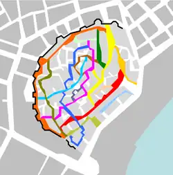 Gani Mammadov Residence is located in Streets in Old City, Baku, Azerbaijan