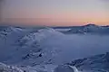 Adjacent mountain ranges