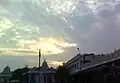 Sunset view of the temple complex