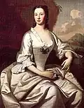 Susannah Boutineau by Robert Feke (1748), (mother-in-law of Michael Franklin)