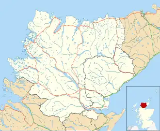 Invernaver is located in Sutherland