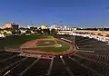 A photograph of a baseball diamond