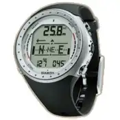 A watch sized dive computer incorporating an electronic compass and the ability to display cylinder pressure when used with an optional transmitter