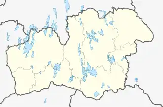 Location of lake