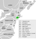 Symphyotrichum × gravesii recorded occurrences: Connecticut.