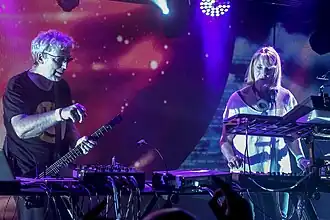 System 7 performing in London, September 2018