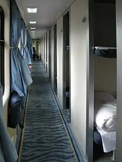 Hard sleeper Car of 25T class train carriages