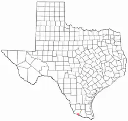 Location of La Casita-Garciasville, Texas