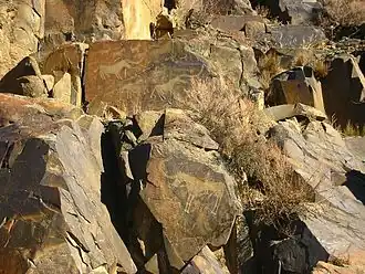 Tamgaly petroglyphs in Kazakhstan