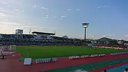 Back stand view