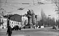 Shchors monument in Kyiv in 1961