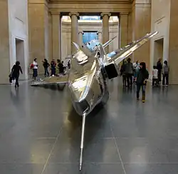 Fiona Banner's 2010 installation of a Royal Air Force Jaguar in a Tate Britain exhibition