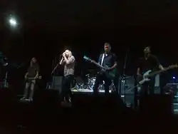 Taxi Violence live at RAMfest 2014. Pictured from left to right: Rian Zietsman, George van der Spuy, Loedi van Renen and Jason Ling.