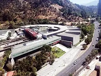 TVN headquarters in Santiago of Chile.