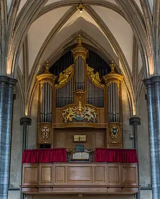 Organ of the Temple Church at Temple Church, by Diliff