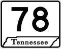 State Route 78 marker
