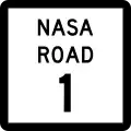 Texas NASA road marker
