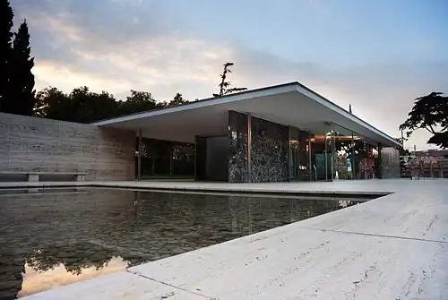 Barcelona Pavilion, Barcelona, Spain, by Ludwig Mies van der Rohe, 1929[272]