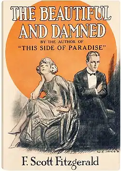 The Beautiful and Damned by F. Scott Fitzgerald, cover by W.E. Hill, 1922