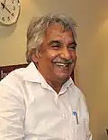 The Chief Minister of Kerala, Shri Oommen Chandy calling on the Union Minister for Housing and Urban Poverty Alleviation and Culture, Kum. Selja, in New Delhi on September 23, 2011 (cropped).jpg
