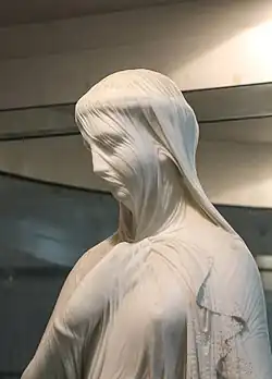 The Veiled Rebecca: melody in marble, 1863